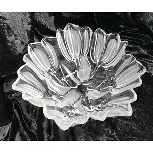 Vintage 12" Serving Bowl Satin Tulips by Mikasa